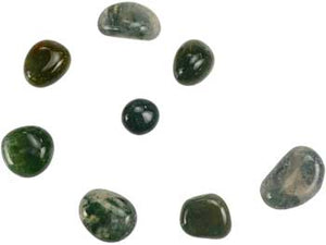 Moss Agate Tumbled Stones