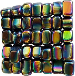 Magnetic Hematite Rainbow Tumbled Stones