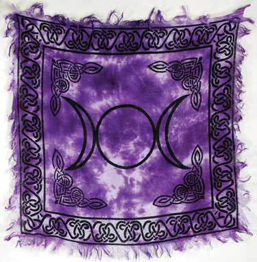Triple Moon Altar Cloth 18