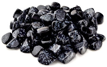 Snow Flake Obsidian Tumbled Stones