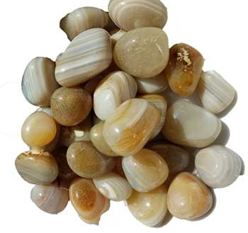 Banded Agate Tumbled Stones